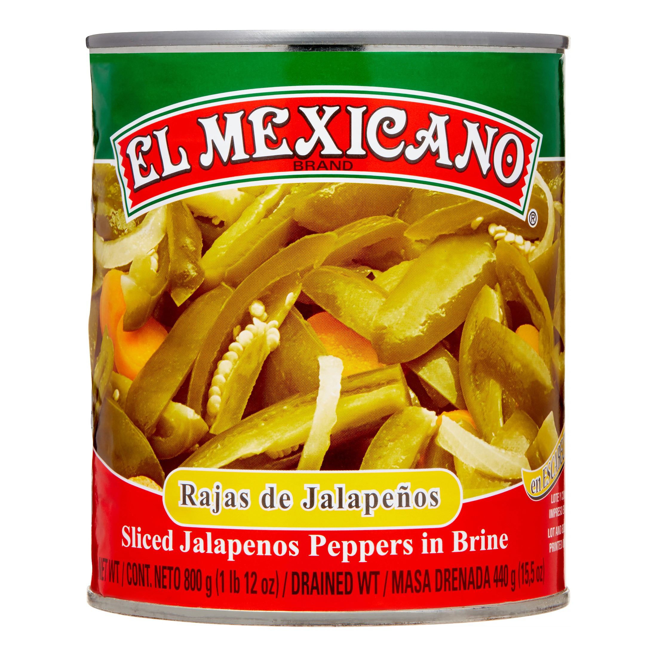 El Mexicano Sliced Jalapenos, 28 Oz - image 1 of 4