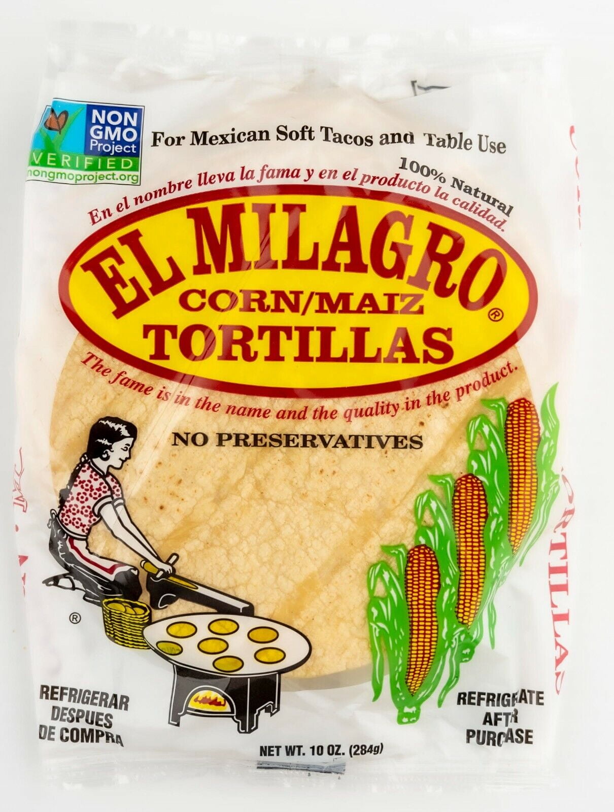 El Milagro Corn Tortillas  ( 6 Pack of 12 tortillas each Pack)