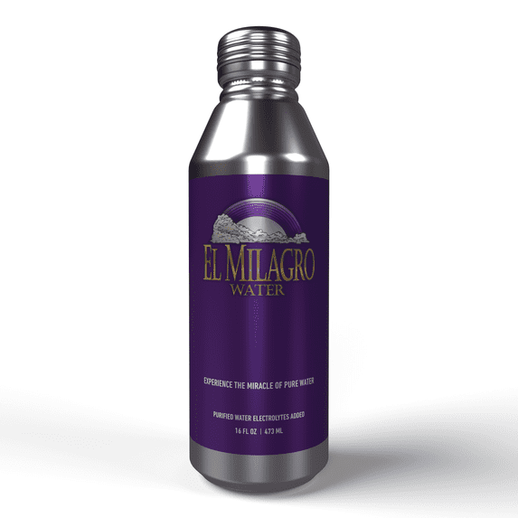 El Milagro Water - Purified Water Electrolytes Added - 16 oz | 6 Pack