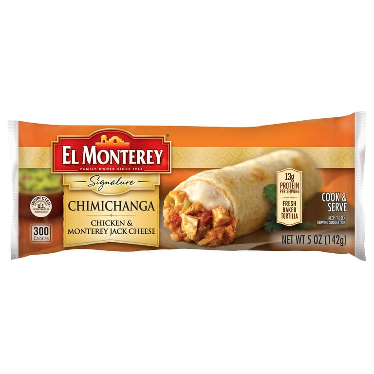 El Monterey chimichangas, chicken & cheese mini chimis, monterey18-oz -  MORE - Snack, Appetizer - Frozen - Shop By Aisle