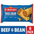 thumbnail image 1 of El Monterey Beef & Bean Chimichangas, 30.4 oz, 8 Count (Frozen), 1 of 11
