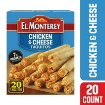 El Monterey Chicken & Cheese Flour Taquitos 20 oz, 20 Count (Frozen)