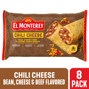 El Monterey Chili Cheese Chimichangas, 30.4 oz, 8 Count Frozen