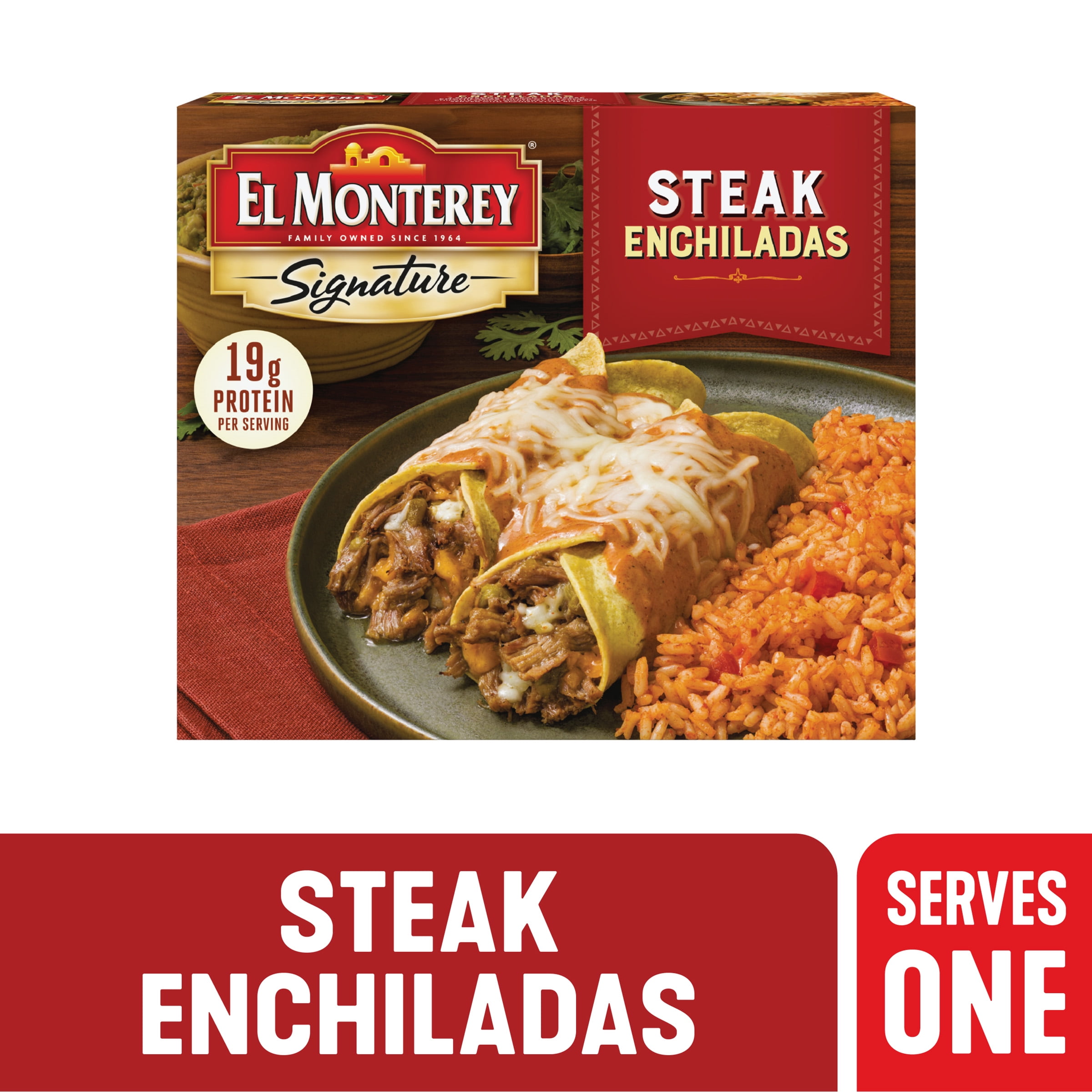 El Monterey Signature Entrée Steak Enchilada, 9 oz (Frozen