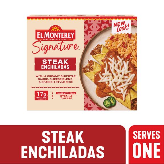 El Monterey Signature Entre Steak Enchilada, 9 oz (Frozen)