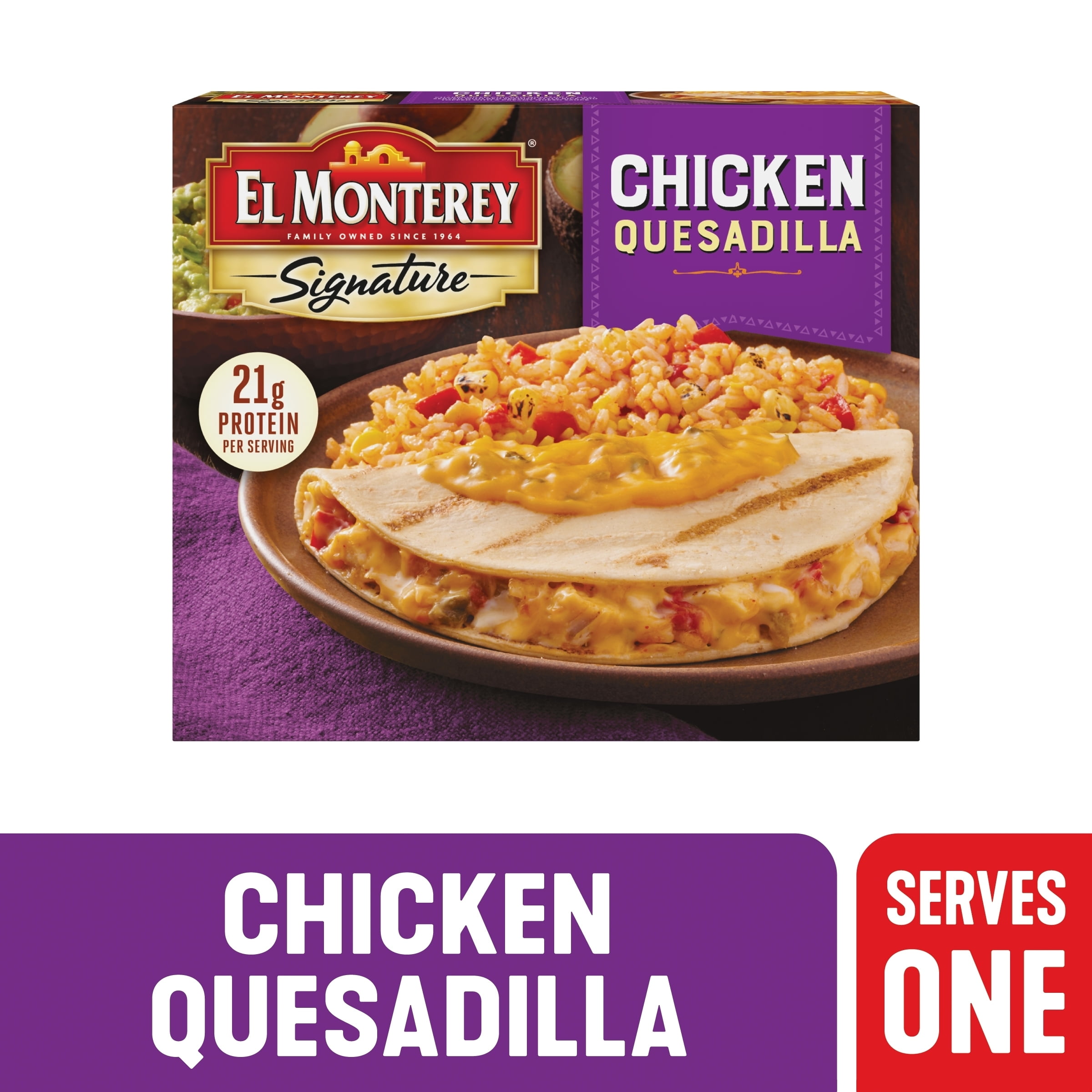 El Monterey Signature Frozen Entree Chicken Quesadilla 10 oz
