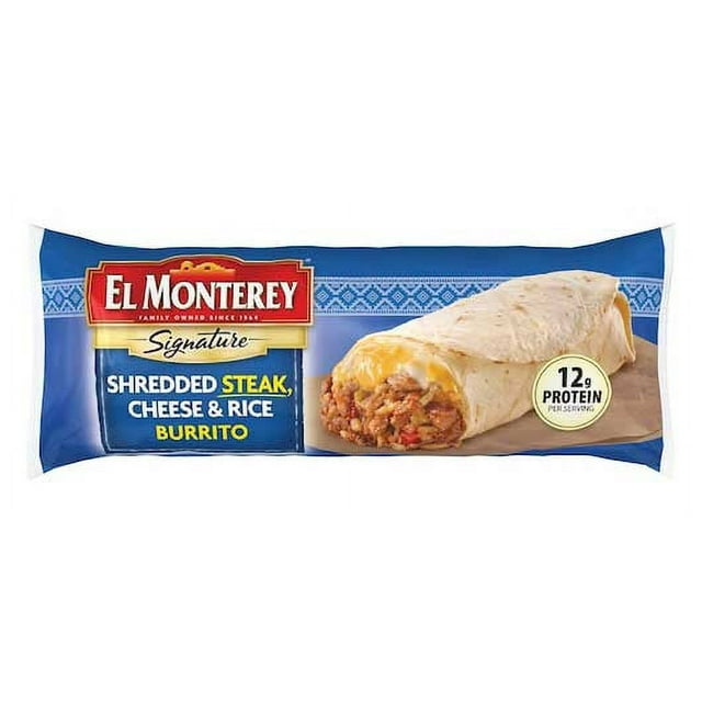 El Monterey Signature Individually Wrapped Shredded Steak, Cheese and