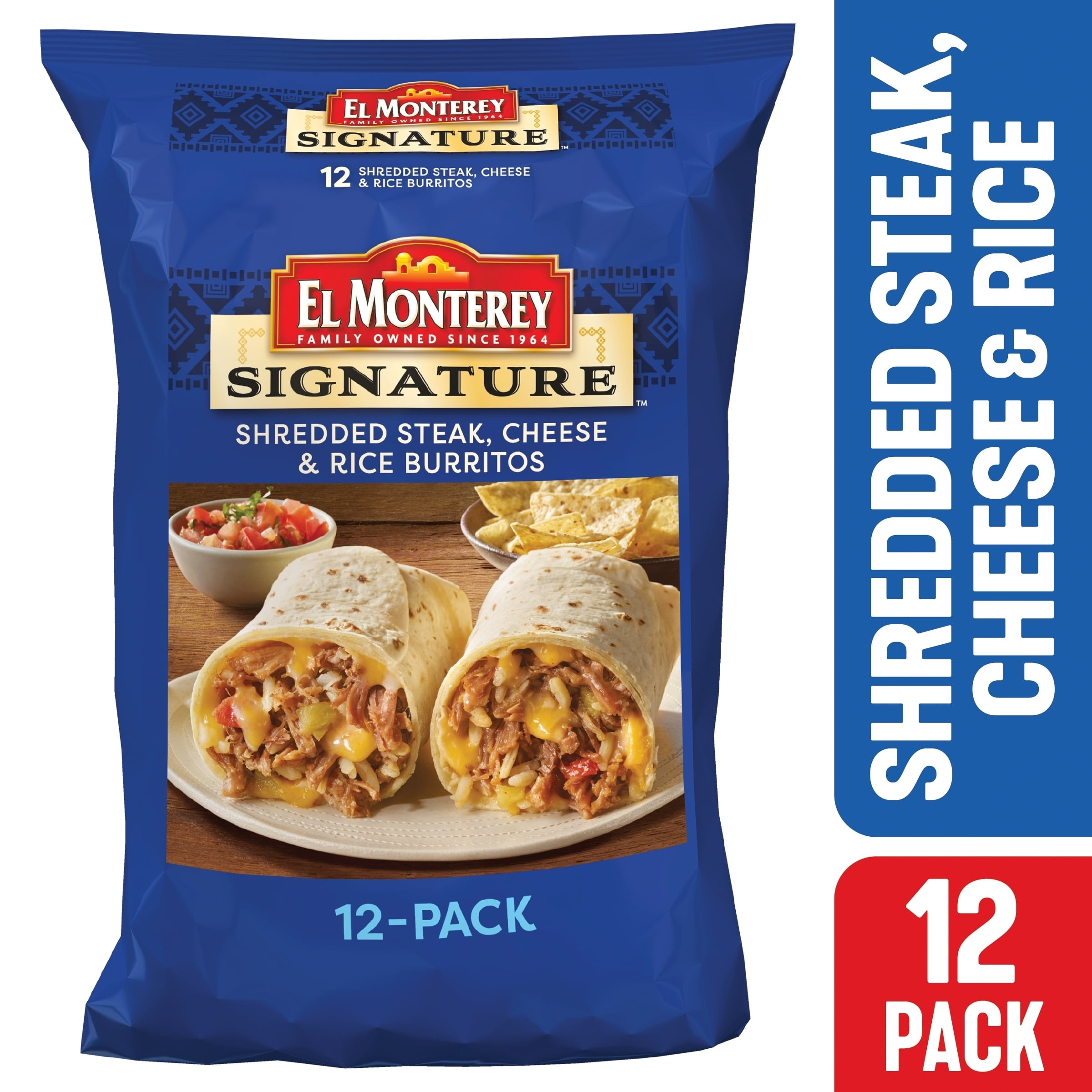 Save on El Monterey Chimichangas Beef & Bean Family Pack - 8 ct Order  Online Delivery