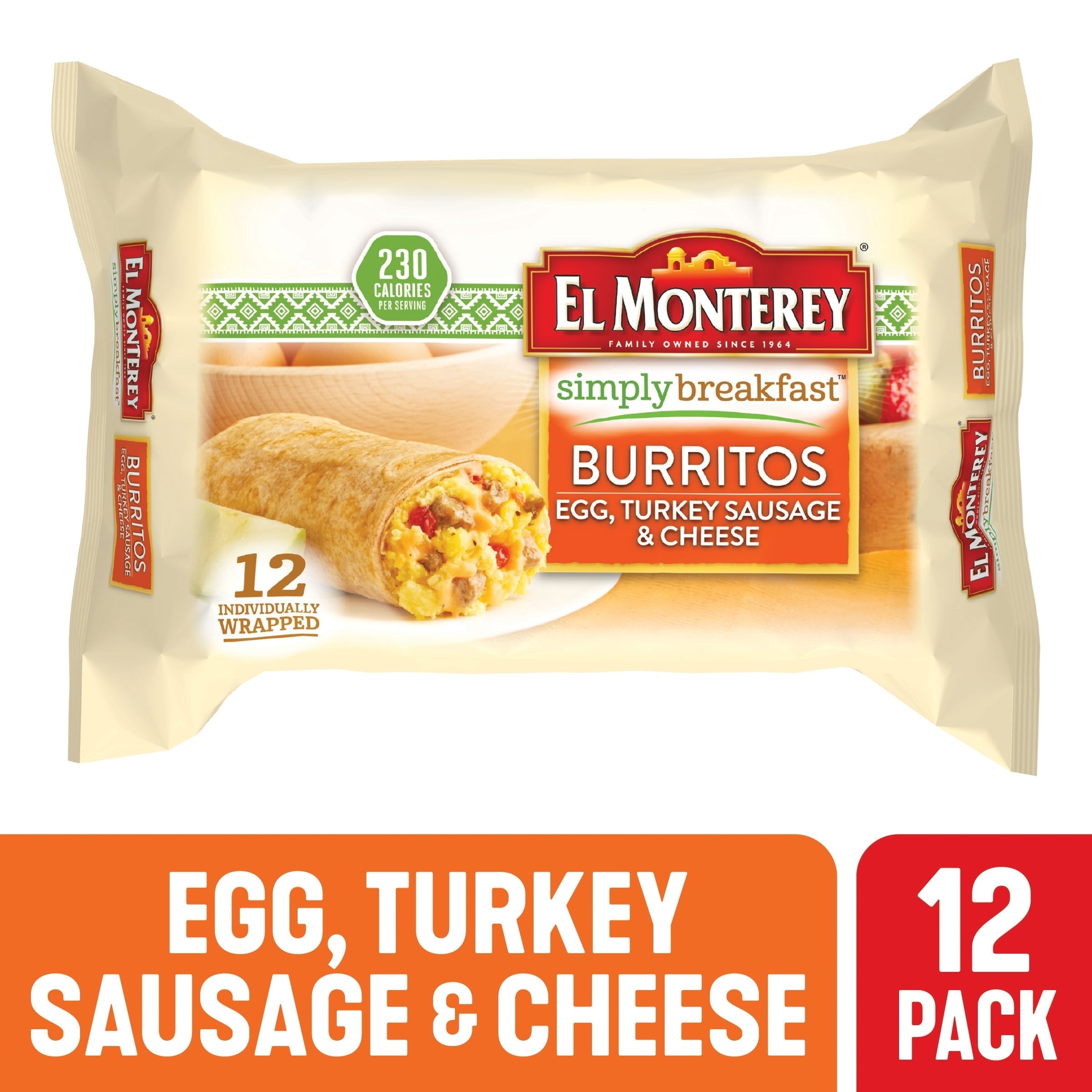 Costco El Monterey Egg, Sausage, Cheese & Potato Breakfast Wraps Review -  Costcuisine