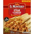 El Monterey Steak & Cheese Flour Taquitos, 44 Count, 44 oz (Frozen