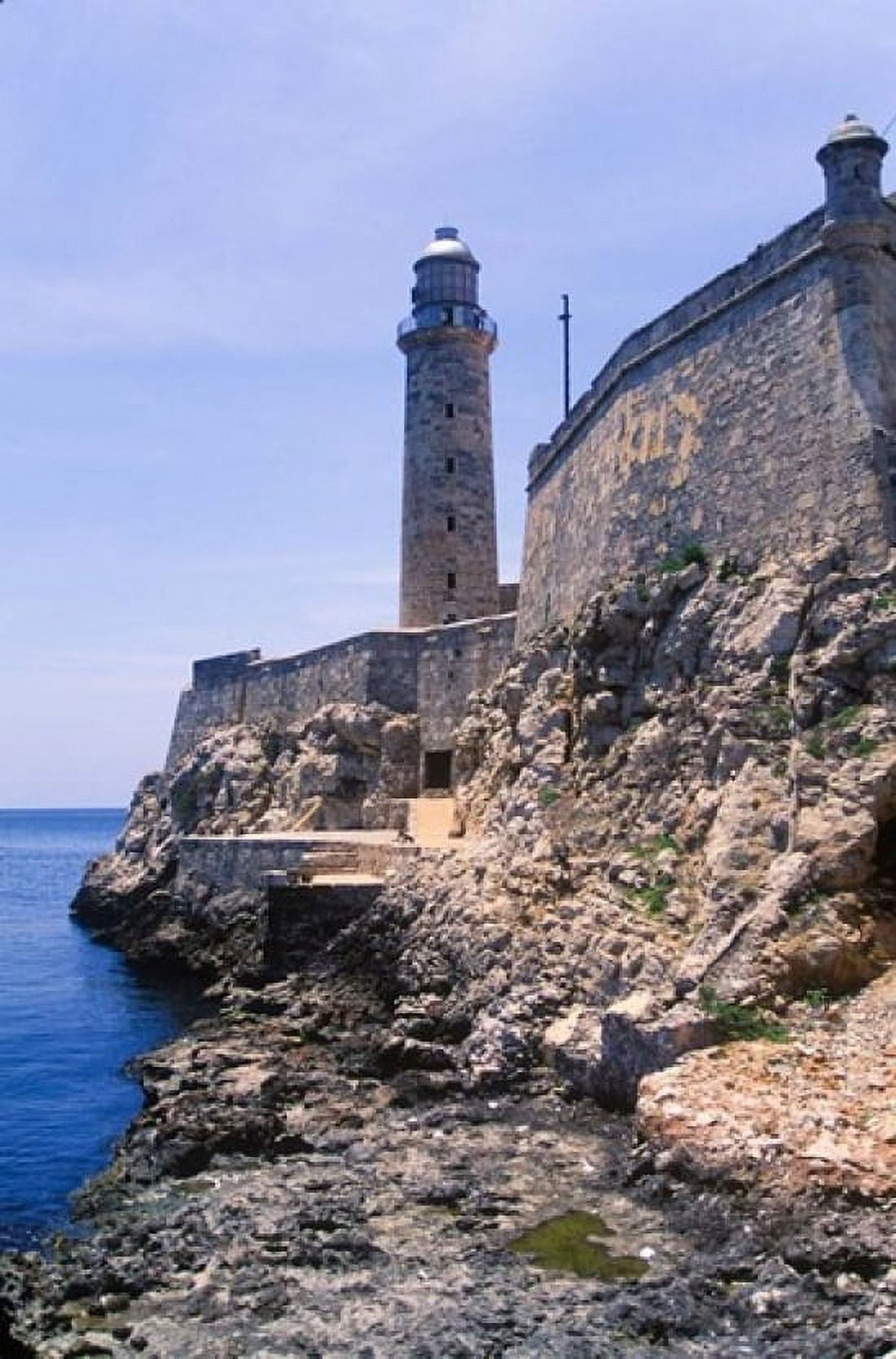 El Morro Fortress La Havana Cuba Canvas Art - Greg Johnston DanitaDelimont (12 x 17)