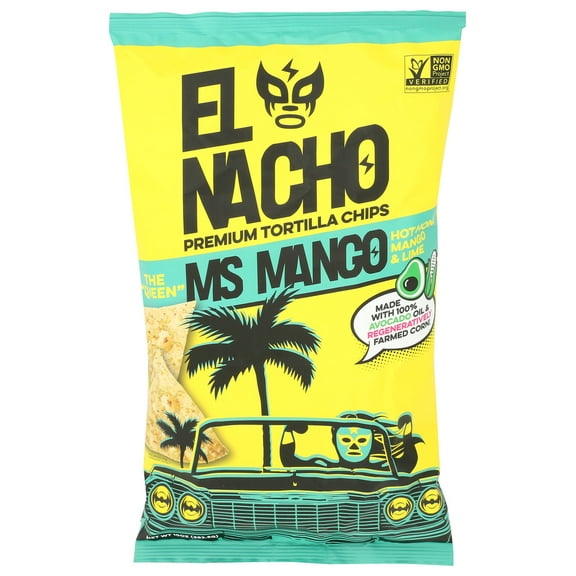 El Nacho Tortilla Chips Mango 10 oz (Pack of 12)