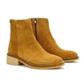 thumbnail image 1 of El Naturalista Women's Irati Block Heel Ankle Boot, Silk Suede \ Toffee,9.5 M US, 1 of 7