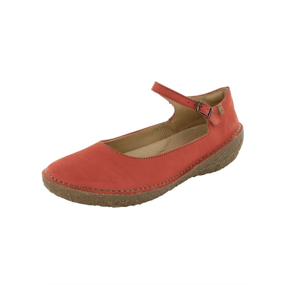 El Naturalista Womens Borago N5720 Ankle Strap Flat Shoes, Coral, EU 36 / US 6