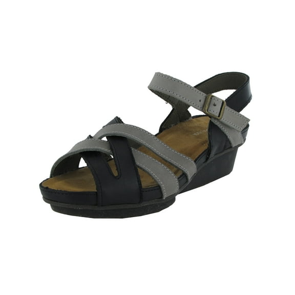 El Naturalista Womens Code ND27 Sandal Shoes, Black/Grey, EU 40 / US 9