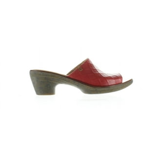 El Naturalista 095 Womens Shoes EU 37 Red Leather Ankle Strap Casual 194