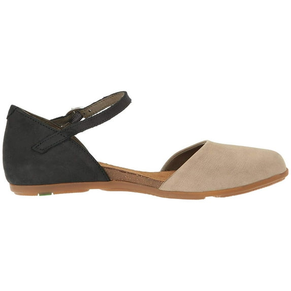 El Naturalista Womens Stella ND54 Sandal Shoes, Black/Piedra, EU 38 / US 8