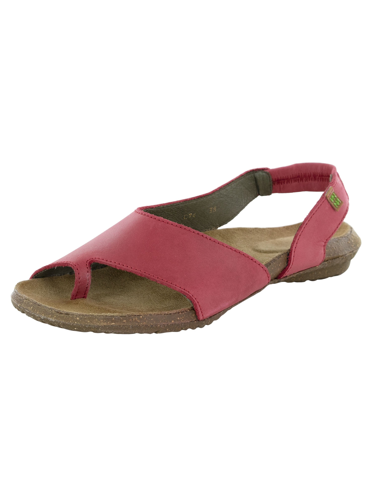 El Naturalista Womens Wakataua ND74 Sandal Shoes, Grosella