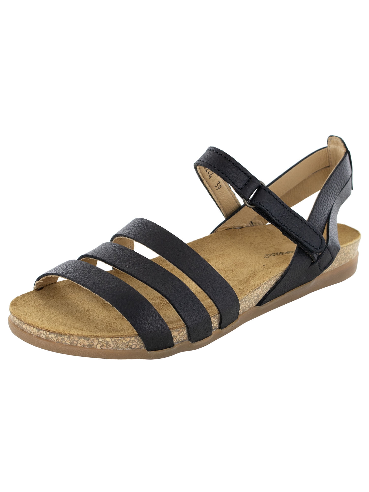 El Naturalista Womens Zumaia 5244 Sandal Shoes, Black, EU 38 US