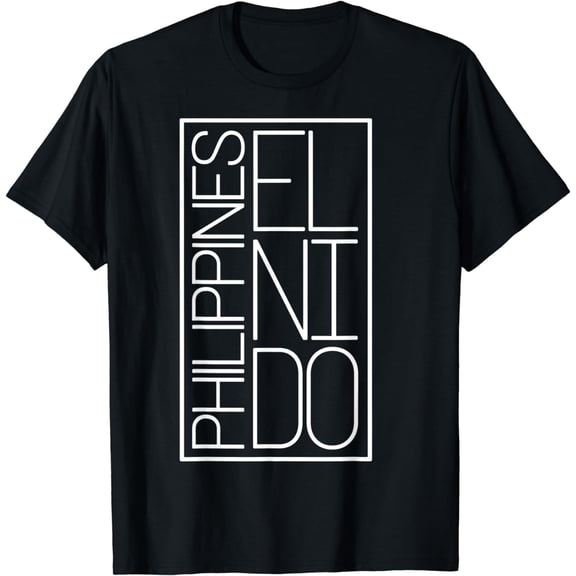 El Nido Philippines Traveler Typography Diver Paradise Gift T-Shirt