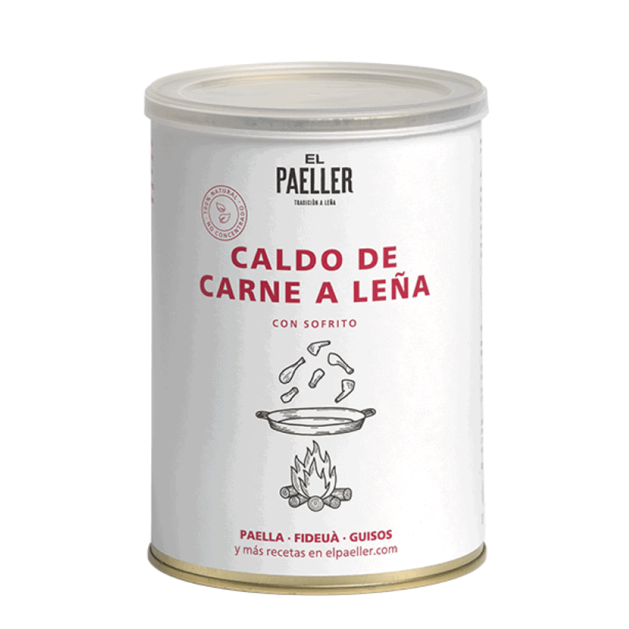 El Paeller WoodFired Meat Broth for Paella & Much More 1 Liter