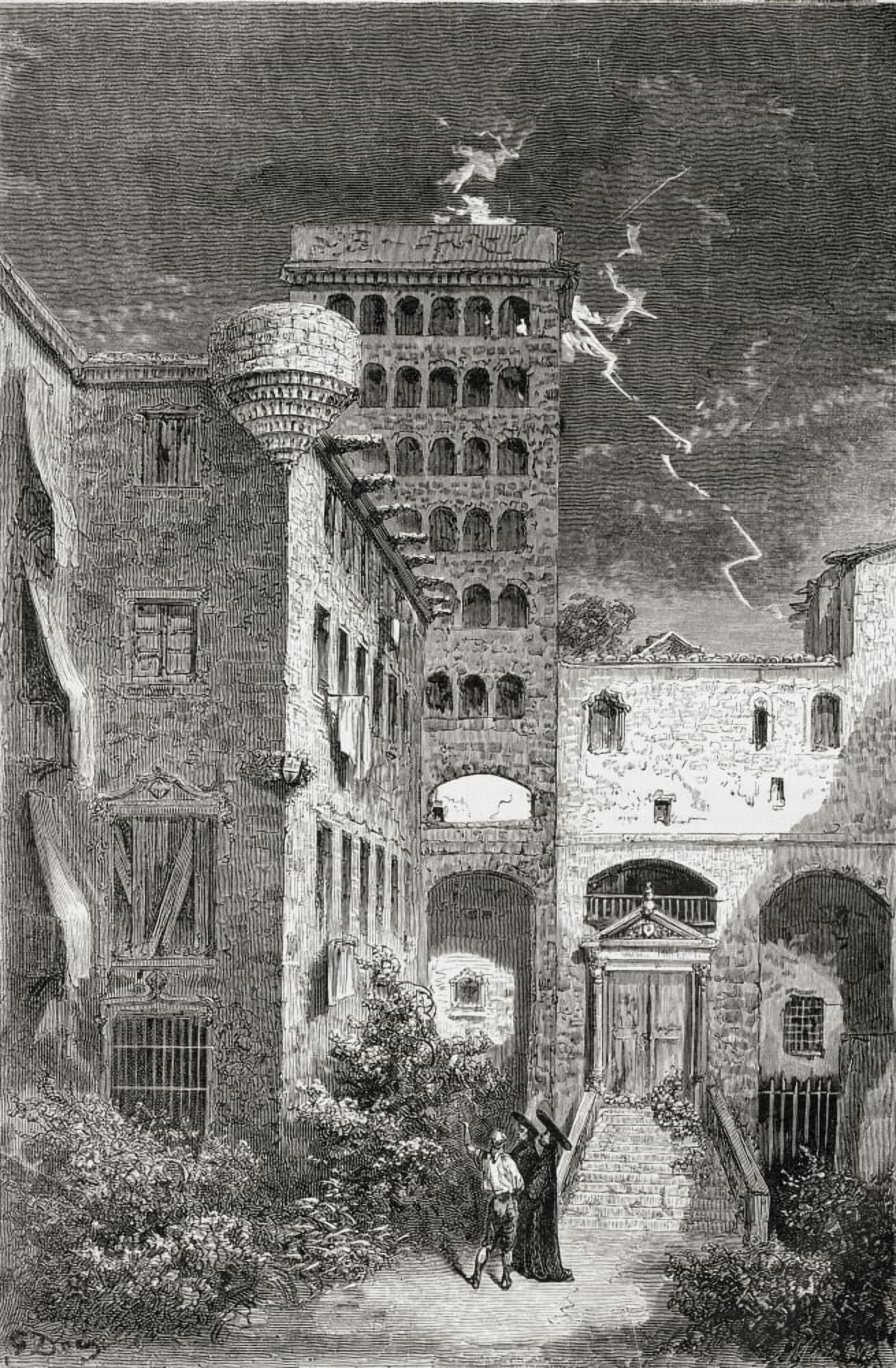 El Palacio De La Inquisici Canvas Art - Ken Welsh Design Pics (11 x 18)