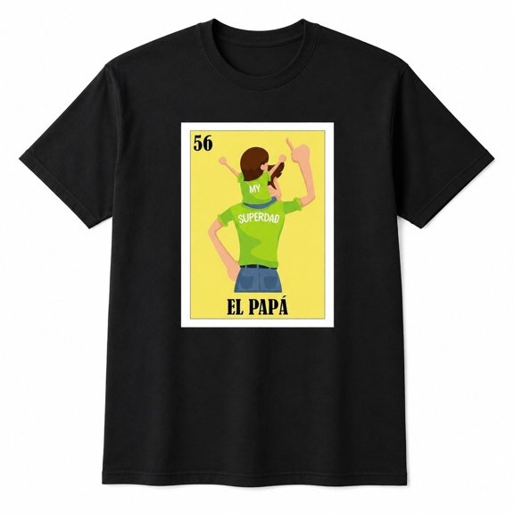 El Papá Dad Graphic T-Shirt, Unisex Classic Fit Cotton Tee