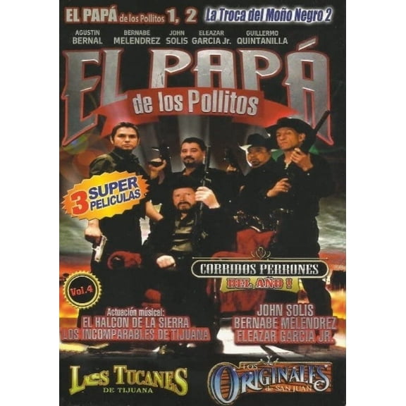 El Pap De los Pollitos/El Pap De los Pollitos 2/La Troca Del Moo Negro 2 DVD