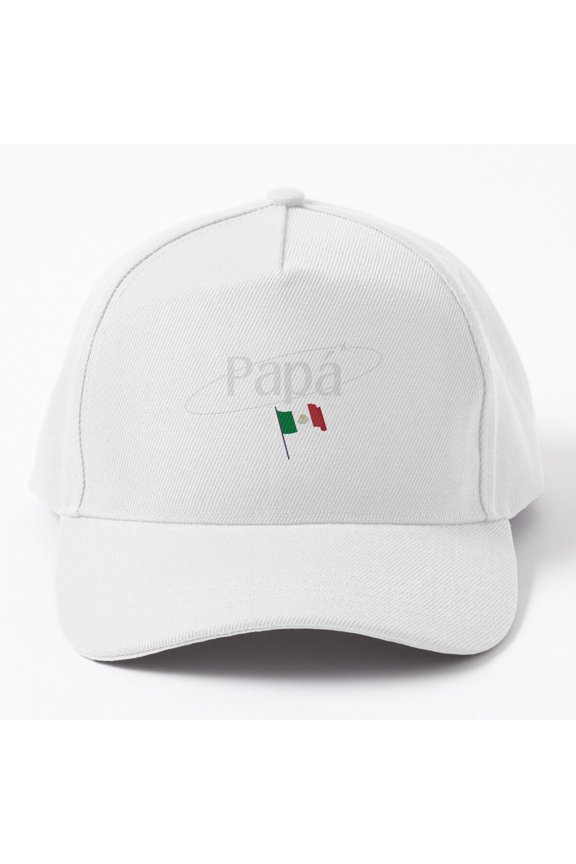 El Papá Más Genial de México Baseball Hat, Coolest Dad Spanish Family Statement Design, Classic Cap