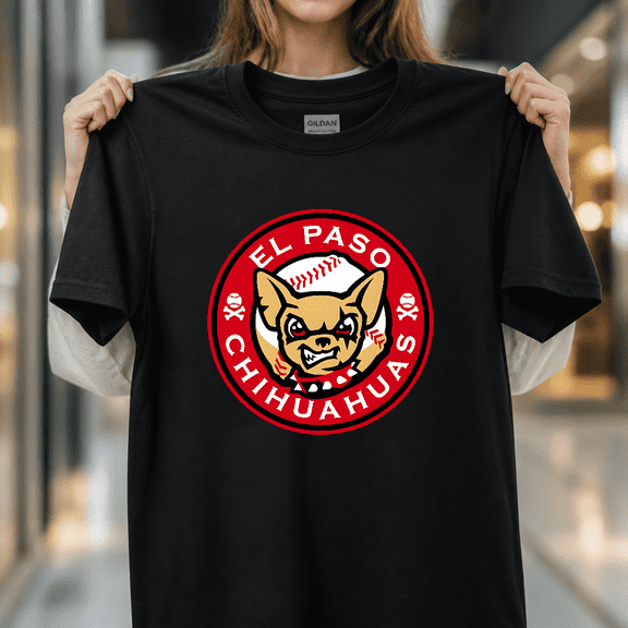 El Paso Chihuahuas Baseball Team Mascot Minor League Logo Unisex T-Shirt, S- 5XL
