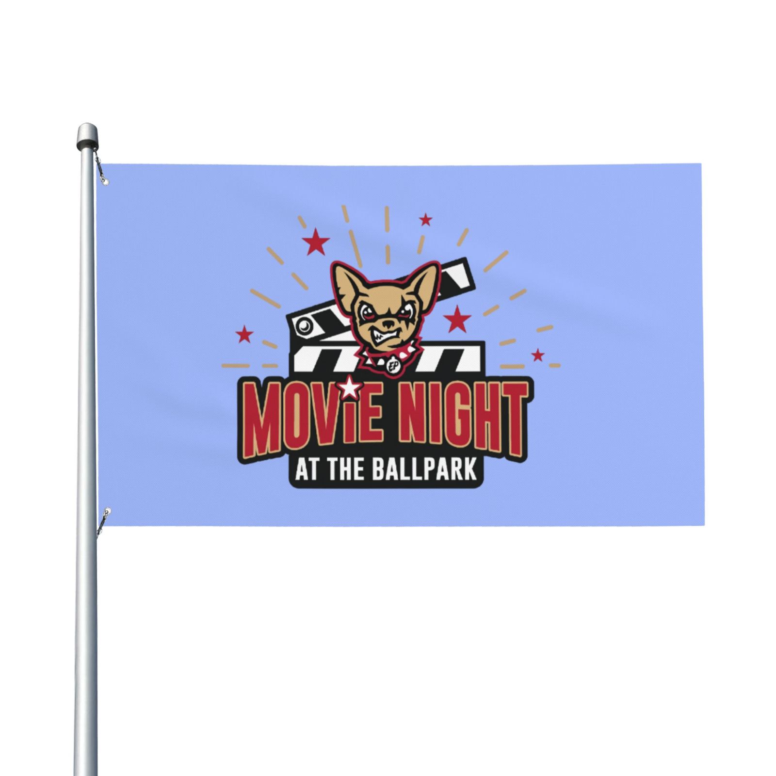 El Paso Chihuahuas Flag 3x5 Outdoor ,Sewn Stripes, Stronger Brass Grommets, Flags Perfect For