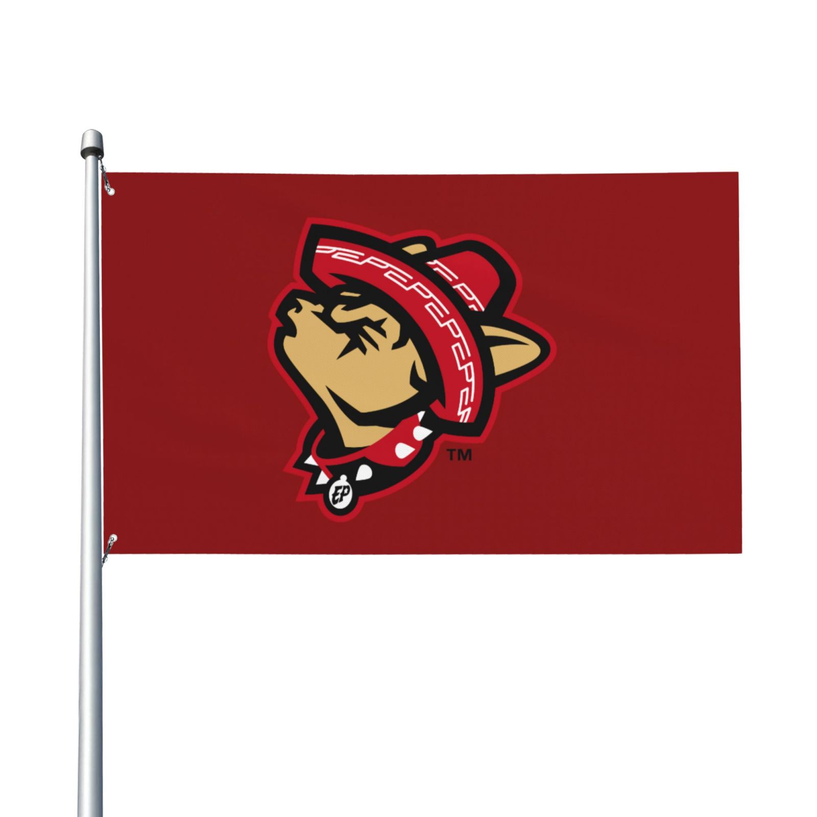 El Paso Chihuahuas Flag 3x5 Outdoor ,Sewn Stripes, Stronger Brass Grommets, Flags Perfect For