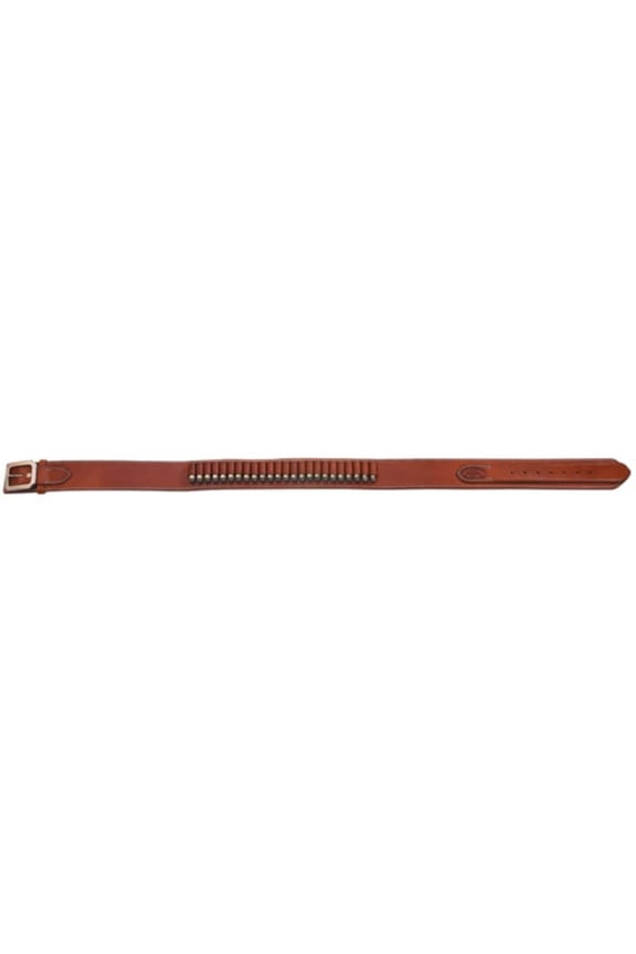 Texas Cartridge Belt 44/45 Caliber Leather Russet Brown 42"