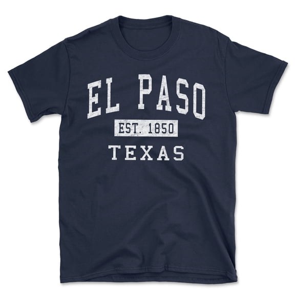 El Paso Texas Classic Established Men's Cotton T-Shirt