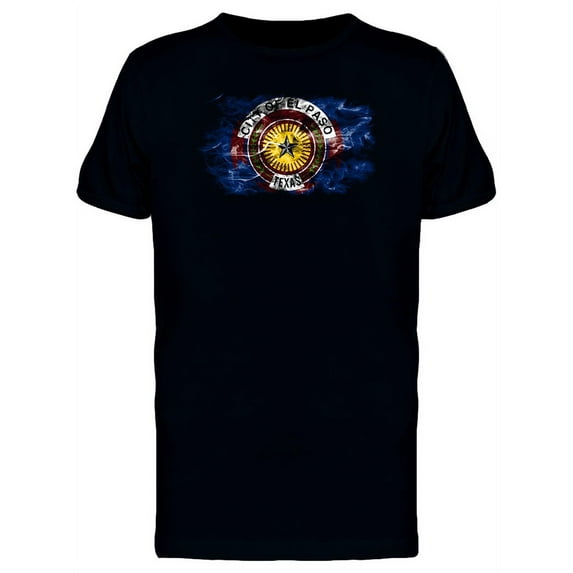 El Paso Texas Smoky Flag Tee Men's -Image by Shutterstock
