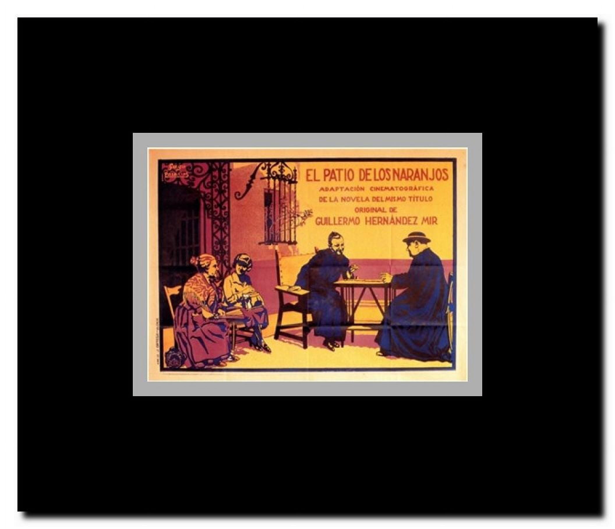 El Patio De Los Naranjos Framed Movie Poster