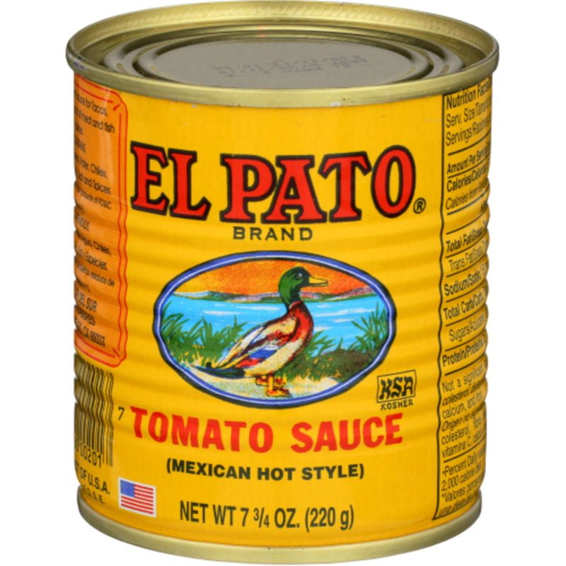 El Pato Mexican Hot Style Tomato Sauce 7 oz Pack of 2