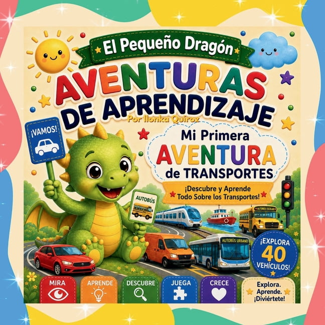 El PequeÃ±o DragÃ³n: Aventuras de Aprendizaje - Mi Primera Aventura de Transportes, (Paperback)