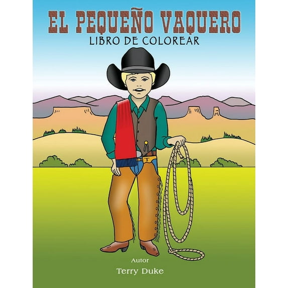 El Pequeño Vaquero Libro de Colorear (Paperback)