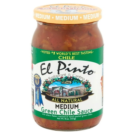 El Pinto Medium Green Chile Sauce, 16 oz