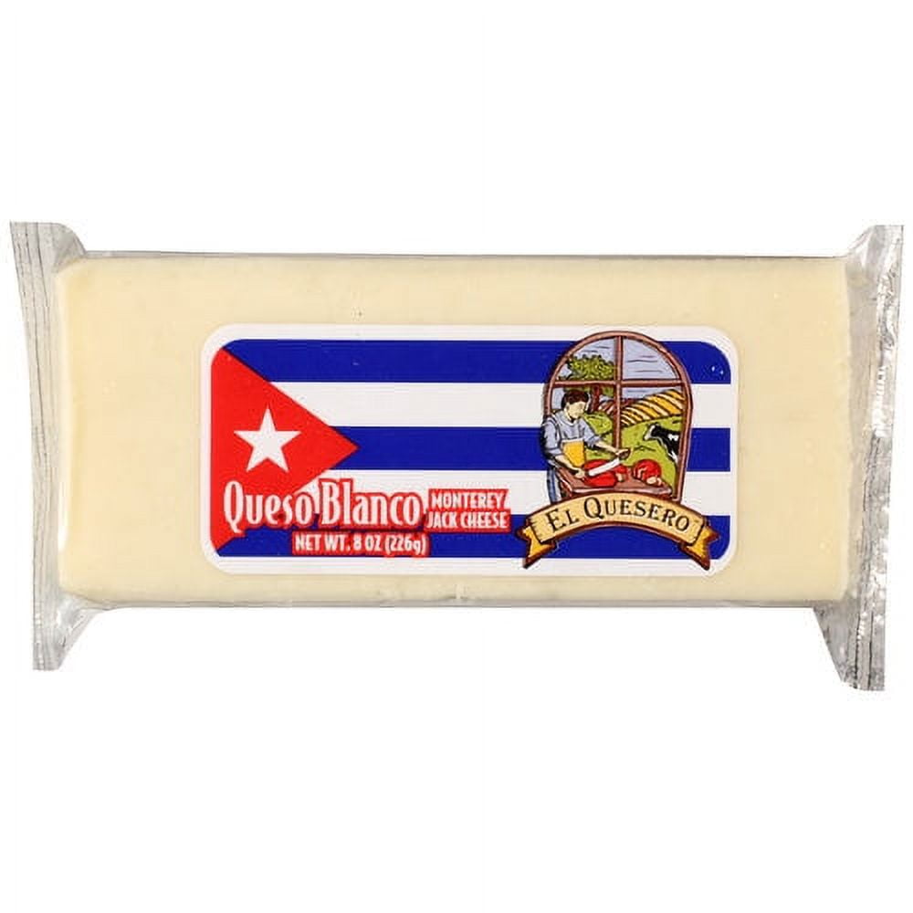 El Quesero Queso Blanco Monterey Jack Cheese, 8 oz