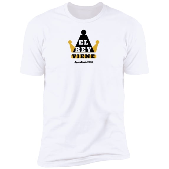 El Rey Viene Men’s Premium Short Sleeve Tee Shirt