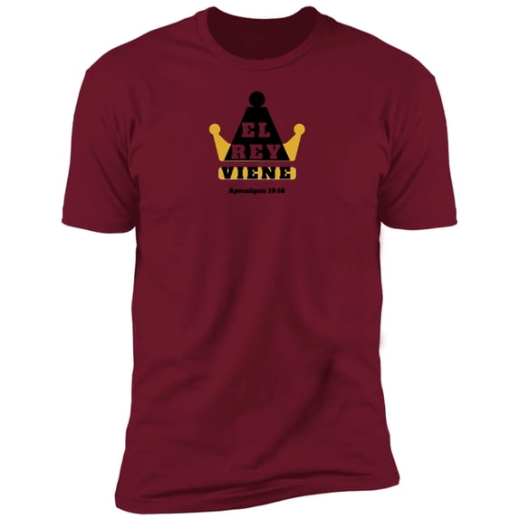 El Rey Viene Men’s Premium Short Sleeve Tee Shirt