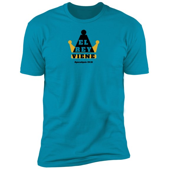 El Rey Viene Men’s Premium Short Sleeve Tee Shirt