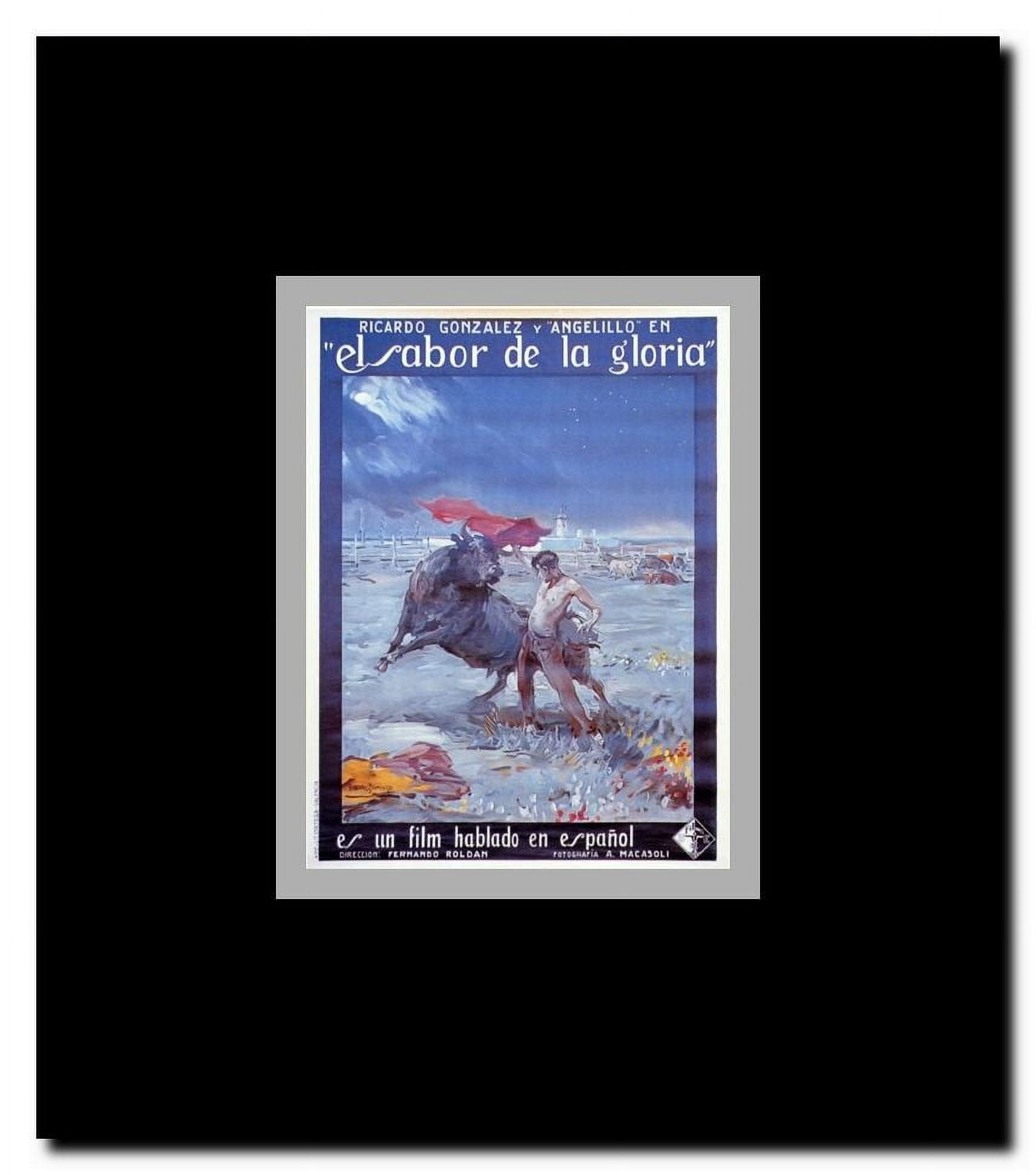 El Sabor de la Gloria Framed Movie Poster