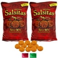 thumbnail image 1 of El Sabroso Original Salsitas Spicy Salsa Flavored Tortilla Rounds Snacks, Crunchy Chips for On the Go Snacking Dips Party Treat 5 oz 2 Pack with 2 Snoep in Beperkte Oplage, 1 of 7