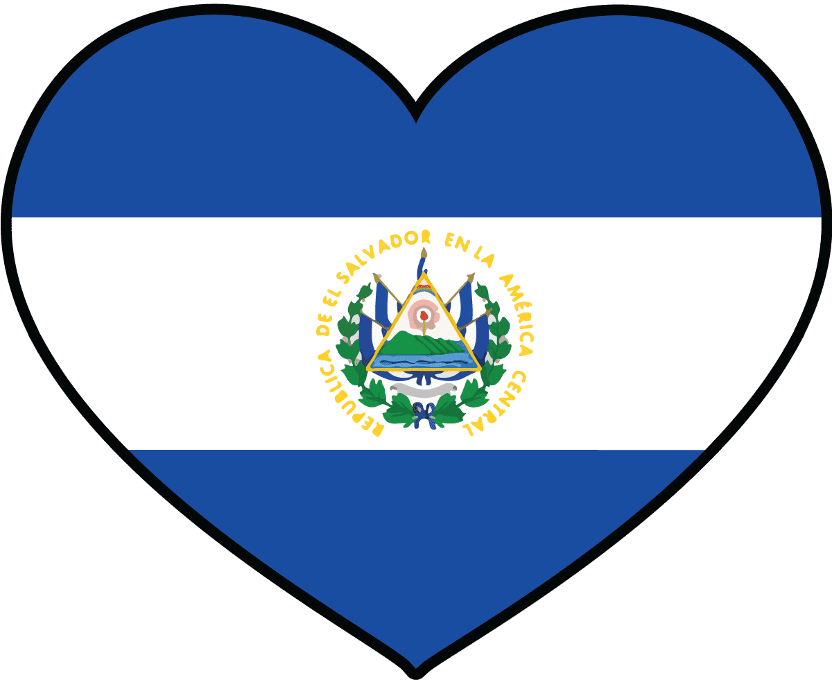Salvadorian Lady Decal El Salvador Flag Decal Salvadoreña Girl Vinyl Sticker