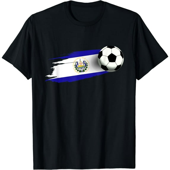 El Salvador Flag Jersey Salvadorean Soccer Team Salvadorean T-Shirt