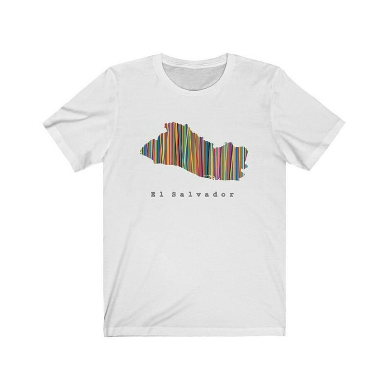 El Salvador Multicolor By Franelas CSS Salvatorian Gift Camiseta de El Salvador Salvatorian T Shirt Walmart