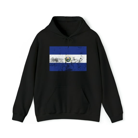 El Salvador Salvadoran Pride Flag Hoodie, Gifts, Hooded Sweatshirt